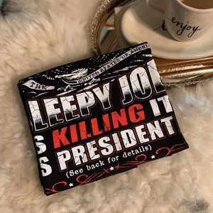 Practical joke tee. Gag gift for your guy? NWT black tee. politicall joke tee